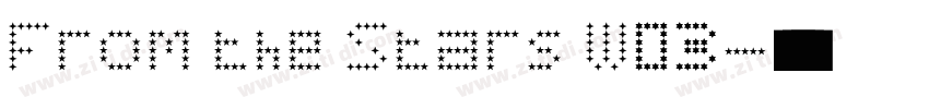 From the Stars W03字体转换